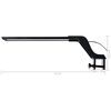 vidaXL LED-Aquariumleuchte mit Klemme 35-55 cm Blau und Wei&szlig;