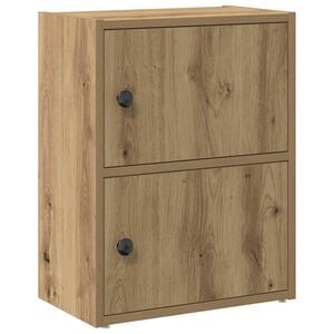 vidaXL B&uuml;cherregal Artisan-Eiche 40x24x52 cm Holzwerkstoff