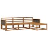 vidaXL Outdoor-Sofagarnitur 4 pcs Natur Massivholz Akazie