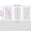 vidaXL Zaunpfosten Gr&uuml;n 10 x 1,2 m (13 mm Maschen) Stahl und PVC