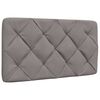 vidaXL Bettgestell ohne Matratze Taupe 90x200 cm Stoff