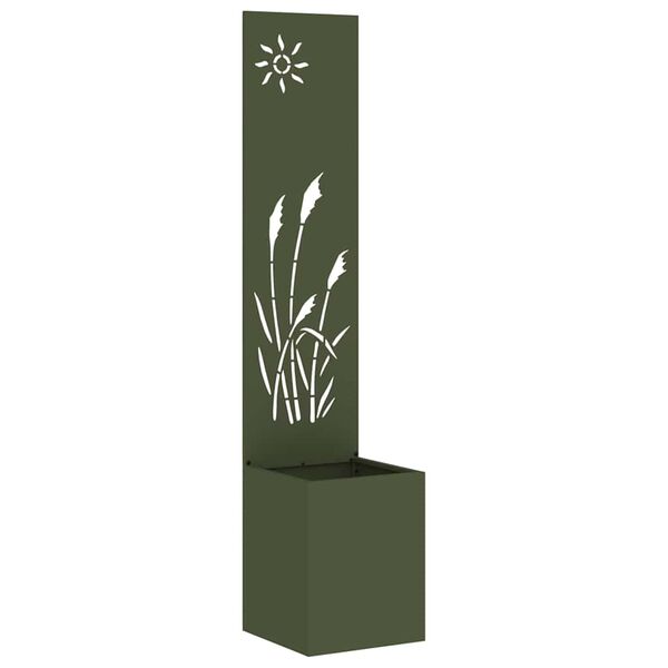 vidaXL Garten Sichtschutz-Leinwand Olivgr&uuml;n 32 x 140 cm