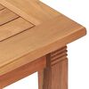 vidaXL 9-tlg. Garten-Essgruppe Massivholz Teak