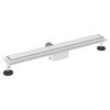vidaXL 2 in 1 Duschabfluss Silber 70 cm Edelstahl 304