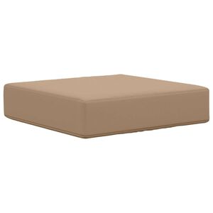 vidaXL Sitzkissen f&uuml;r Outdoor 100 % Polyester Taupe 40 x 40 x 8 cm