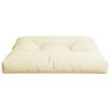 vidaXL Palettenkissen Creme 80x80x12 cm Stoff