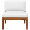 vidaXL 3-tlg. Garten-Lounge-Set mit Kissen Holz Akazie & Seil
