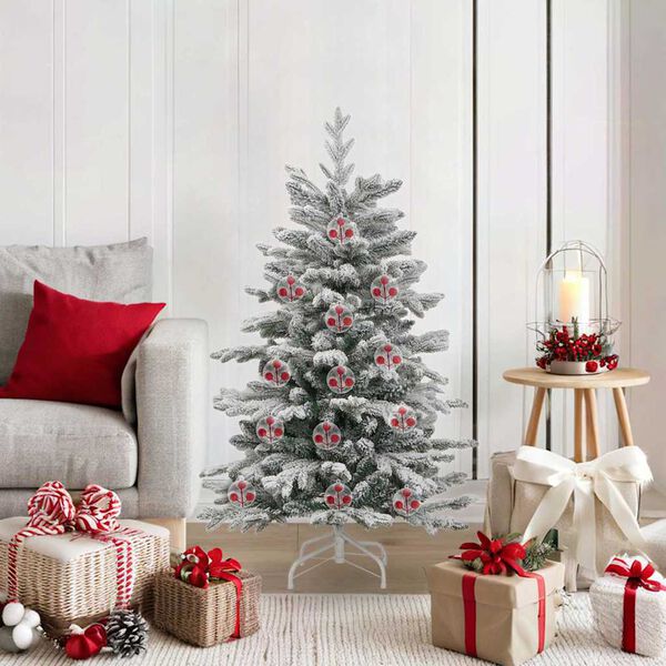 vidaXL Weihnachtskugel-Set 25 pcs Transparent &Oslash; 8 cm Kunststoff