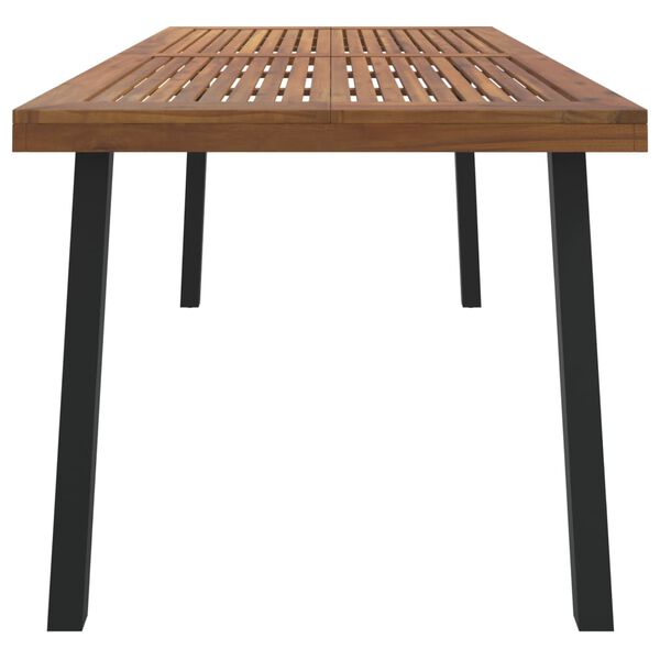 vidaXL Gartentisch 200x100x75 cm Massivholz Akazie