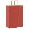 vidaXL Papiertragetaschen 50 Stk. mit Henkeln Rot 32x17x44 cm