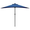vidaXL Garten-Sonnenschirm Azurblau 294 x 150 x 223 cm
