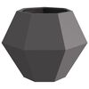 vidaXL Pflanzk&uuml;bel 2 pcs Schwarz 75 x 75 x 60 cm Stahl