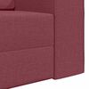 vidaXL Schlafsofa 200cm Weinrot Stoff