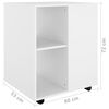 vidaXL Rollschrank Wei&szlig; 60x53x72 cm Holzwerkstoff