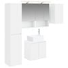 vidaXL Badezimmerschrank-Set 5 pcs Wei&szlig; 50 x 14,5 x 70 cm