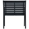 vidaXL Gartenst&uuml;hle 2 Stk. Schwarz Stahl und WPC
