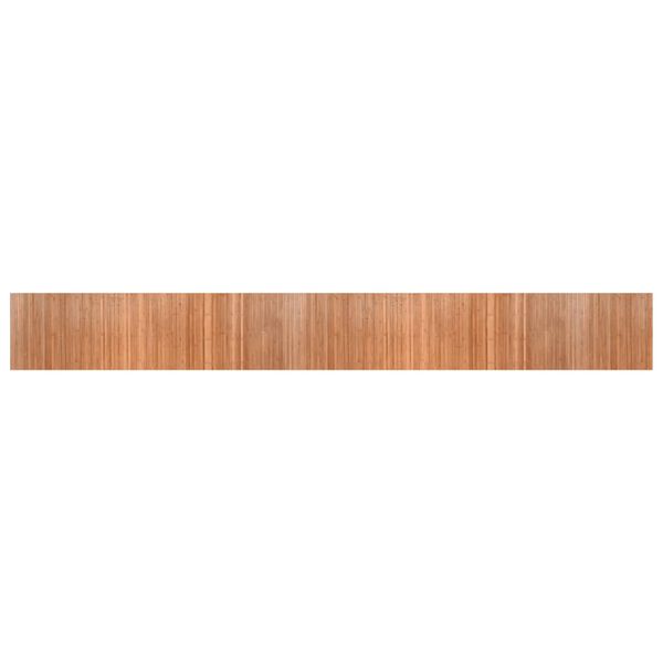vidaXL Teppich Rechteckig Natur 60x500 cm Bambus
