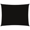 vidaXL Sonnensegel Oxford-Gewebe Rechteckig 6x8 m Schwarz