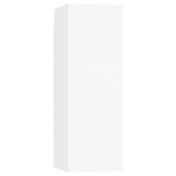 vidaXL 5-tlg. TV-Schrank-Set Wei&szlig; Holzwerkstoff