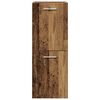 vidaXL Badezimmerm&ouml;bel-Set Wandmontiert 4 pcs Braun Holzwerkstoff