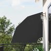 vidaXL Balkon Sichtschutz Anthrazit 140 x 140 cm Polyester
