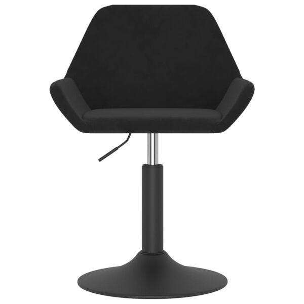 vidaXL Barhocker Schwarz Samt