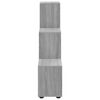 vidaXL Treppenregal Grau Sonoma 107 cm Holzwerkstoff