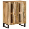 vidaXL Sideboard 3 Stk. 60x34x75 cm Raues Massivholz Mango
