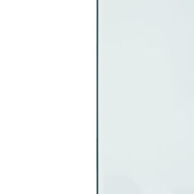 vidaXL Kaminofen Glasplatte Rechteckig 100x60 cm