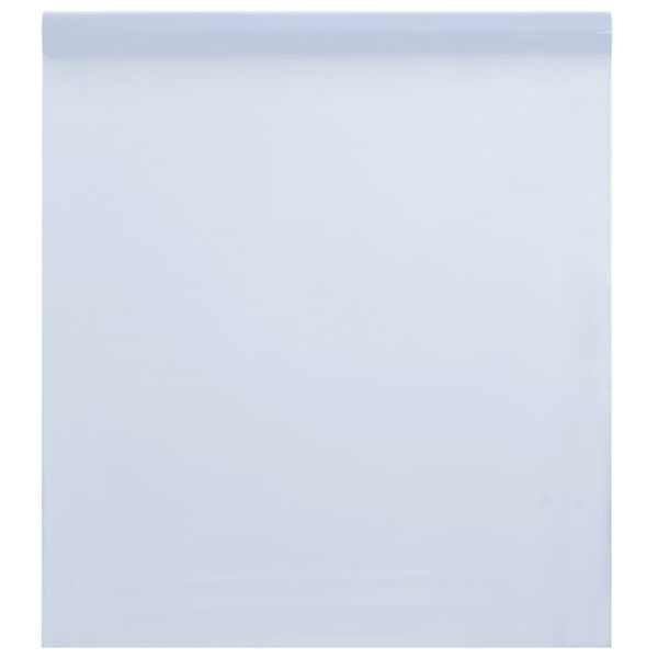 vidaXL Fensterfolien 3 Stk. Statisch Matt Wei&szlig; PVC