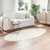 vidaXL Teppich HUARTE Creme 100 x 200 cm 100 %Polyester