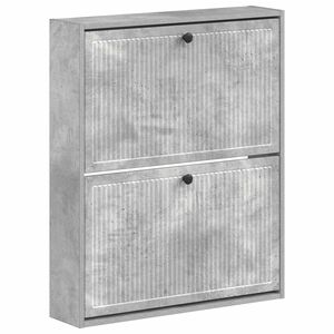 vidaXL Wandmontierter Schuhschrank EDE 71 x 17 x 86 cm Holzwerkstoff