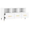 vidaXL TV-Schrank Wei&szlig; 102x36x50 cm Holzwerkstoff