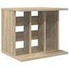 vidaXL Vinyl Plattenaufbewahrung Sonoma-Eiche 42 x 33 x 36 cm