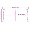 vidaXL Sonnensegel 160 g/m&sup2; Blau 2,5x4,5 m HDPE
