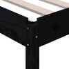 vidaXL Stapelbett Schwarz 75x190 cm Massivholz Kiefer