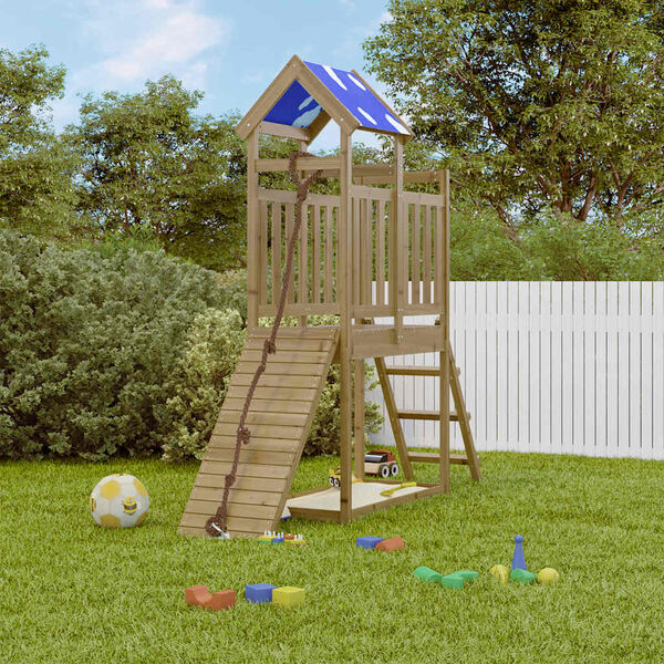 vidaXL Spielturm Impr&auml;gniertes Kiefernholz