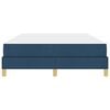 vidaXL Boxspringbett mit Matratze Blau 160 x 200 cm Stoff