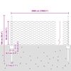 vidaXL Zaun mit Pfosten Gr&uuml;n 0,5 x 50 m Stahl und PVC