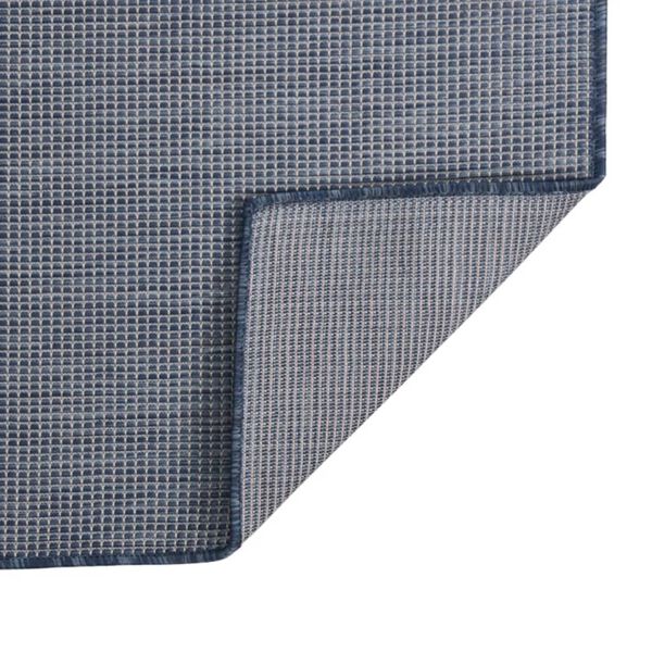 vidaXL Outdoor-Teppich Flachgewebe 160x230 cm Blau