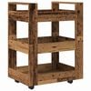 vidaXL K&uuml;chentrolley Eichenholz 60 x 45 x 80 cm Holzwerkstoff