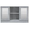 vidaXL Vitrinenschrank Grau Sonoma 120x30,5x70 cm Holzwerkstoff