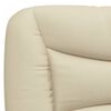 vidaXL Bettgestell ohne Matratze "Hvar" Creme 160x200 cm Stoff