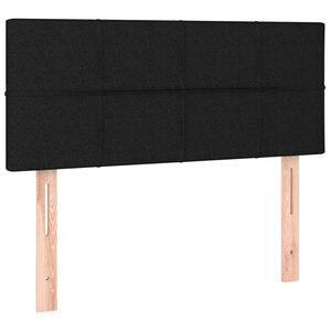 vidaXL Kopfteil Schwarz 90x5x78/88 cm Stoff