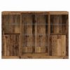 vidaXL LED-Sideboard Altholz 142,5 x 37 x 100 cm Holzwerkstoff