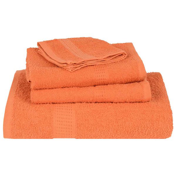 vidaXL Saunat&uuml;cher FROGN 4 Stk. Orange 80x200 cm 360 g/m&sup2;