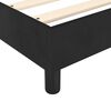vidaXL Boxspringbettgestell Schwarz 180x200 cm Samt