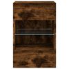 vidaXL TV-Wandschrank mit LED-Leuchten R&auml;uchereiche 40x30x60,5 cm