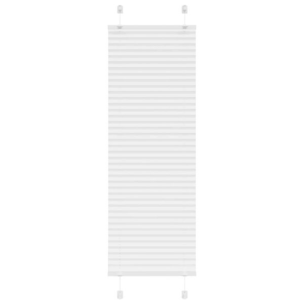 vidaXL Plissee Wei&szlig; 40x150 cm Stoffbreite 39,4 cm Polyester