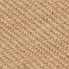 vidaXL Teppich Jute mit Latexr&uuml;cken 200x300 cm